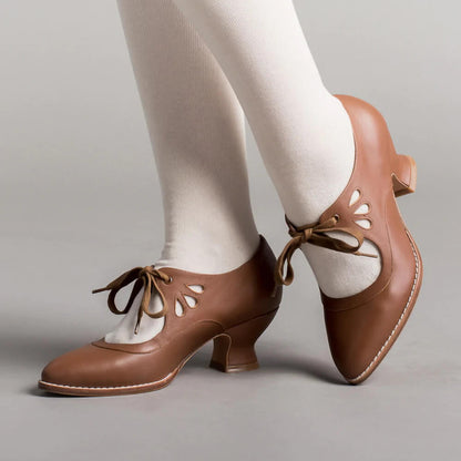 Women's Mary Jane Closed-Toe Shoes Vintage Style