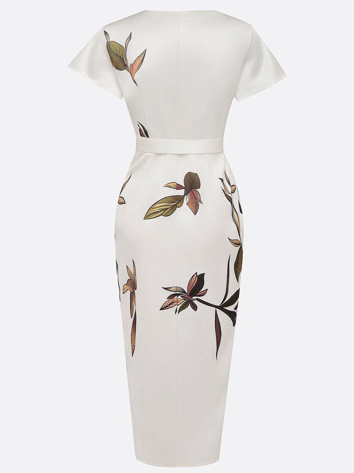 Women's Wrap Dress Adjustable Waist
