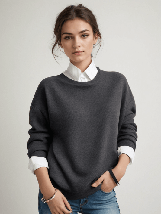 Aurelia Women's Crewneck Sweater Blend - Vonnera