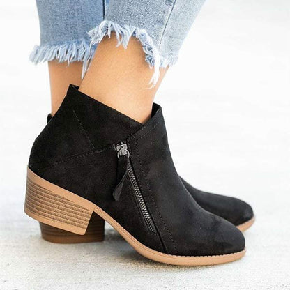 Women's orthopedic leather boots