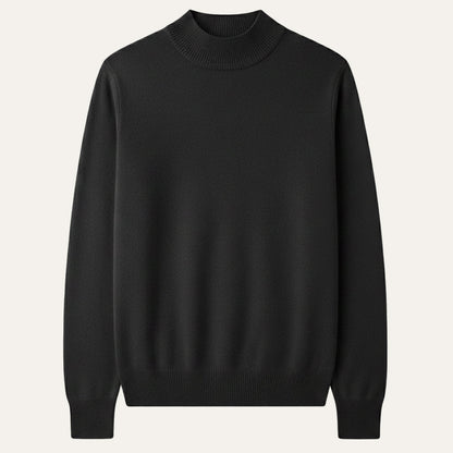 Men's Mock Neck Knit Sweater - Vonnera