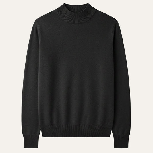 Men's Mock Neck Knit Sweater - Vonnera