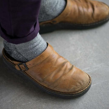 Men's Slip-On Mules Closed Toe