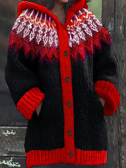 Women's Casual Hooded Cardigan