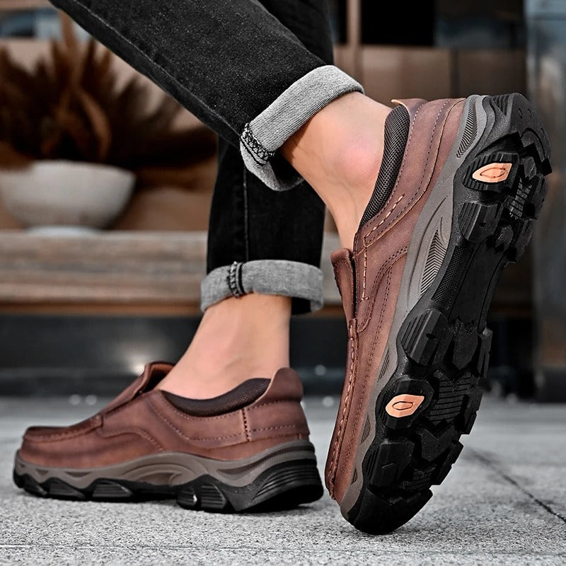 Men's Slip-On Loafers Casual Round Toe