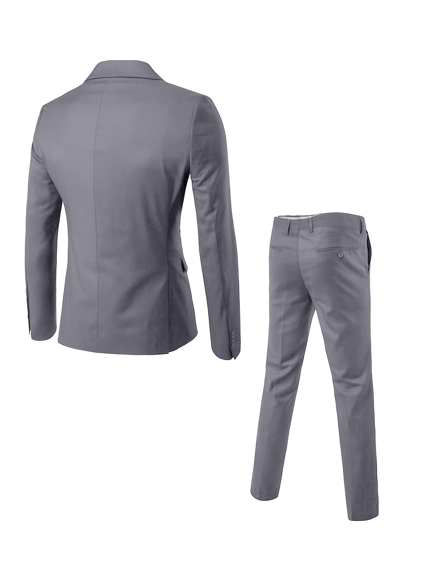 Men's Two Piece Suit Single Breasted Notch Lapel