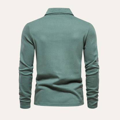 Men's Cotton Long Sleeve Modern Shirt