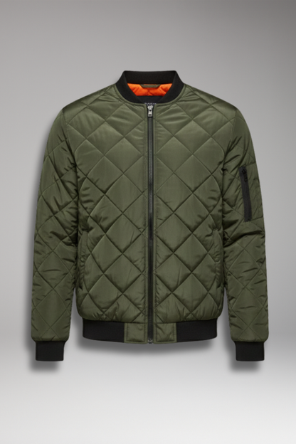 Men's Padded Zipper Jacket - Vonnera