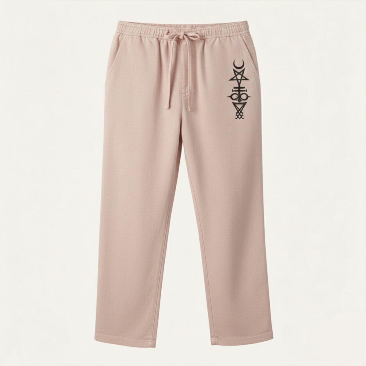 Men's Linen Wide Leg Drawstring Pants