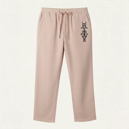 Men's Linen Wide Leg Drawstring Pants