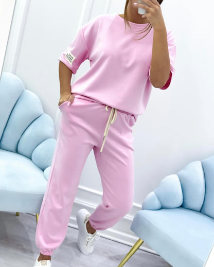 Women's T-Shirt And Jogger Pants Set