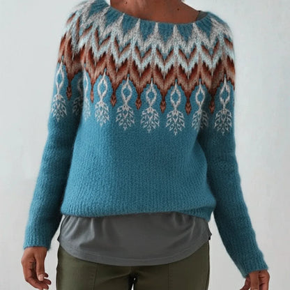 Women's Icelandic Pullover Sweater - Vonnera