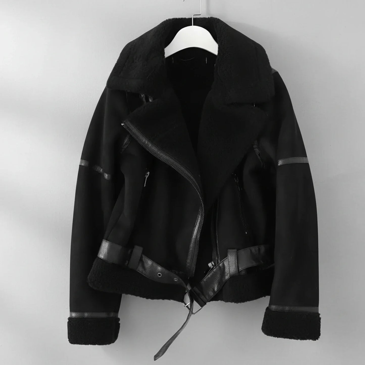 Women's Shearling Aviator Jacket