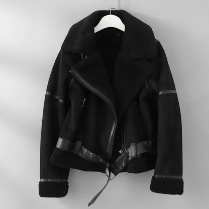 Women's Shearling Aviator Jacket