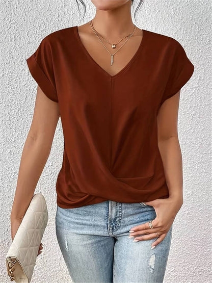Women's Casual Short Sleeve T-Shirt Comfortable Everyday Wear