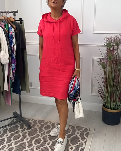 Women's Casual Dress Short Sleeve Knee Length