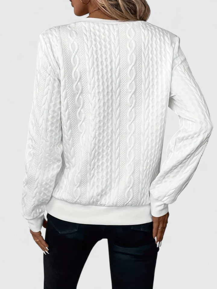 Women's Zip Neck Sweater
