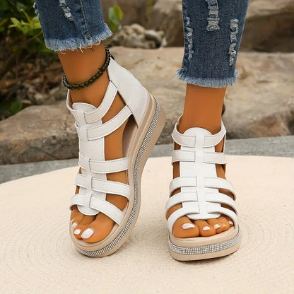 Women's Rhinestone Decorated Comfort Sandals