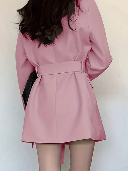 Women's Blazer Coat Wool Stylish Black