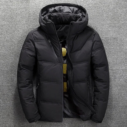 Men's Hooded Puffer Jacket - Vonnera