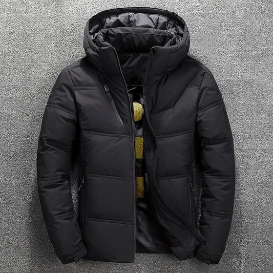 Men's Hooded Puffer Jacket - Vonnera
