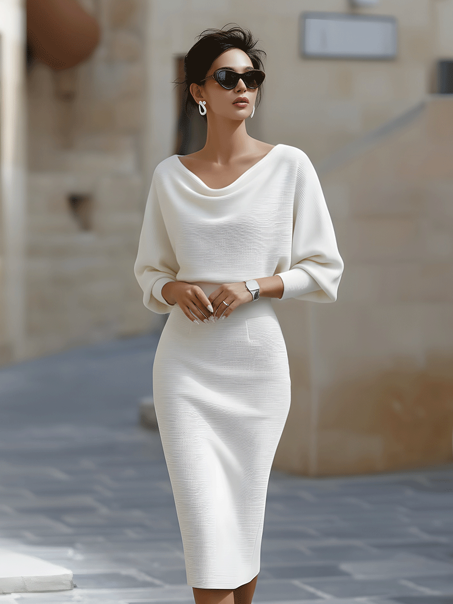 Women's Midi Dress Luxurious - Vonnera