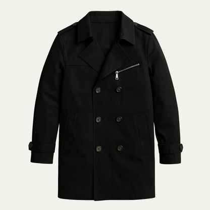 Merrick Men's Double Breasted Trench Coat - Vonnera