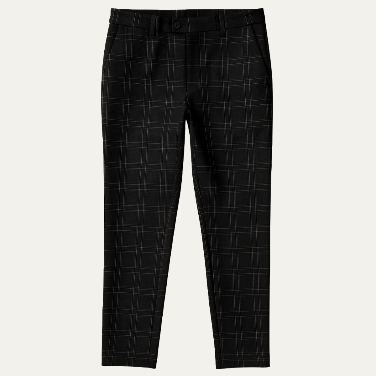 Men's Slim Fit Checked Pants - Vonnera