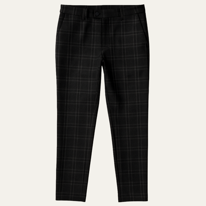 Men's Slim Fit Checked Pants - Vonnera
