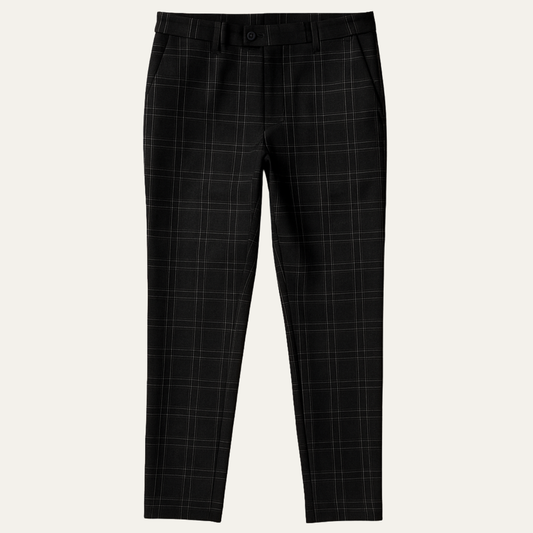 Men's Slim Fit Checked Pants - Vonnera