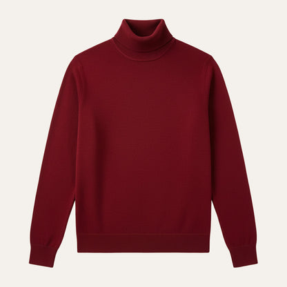 Men's Classic Turtleneck Knit Sweater