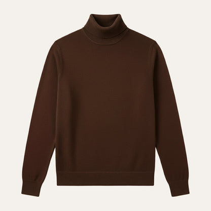 Men's Classic Turtleneck Knit Sweater