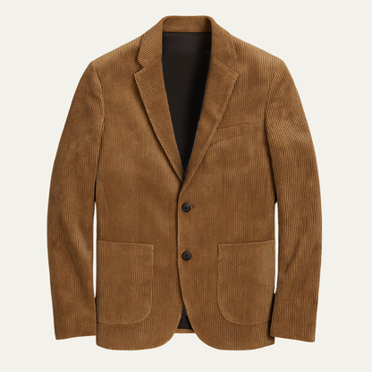 Men's Slim Fit Corduroy Blazer Jacket - Vonnera