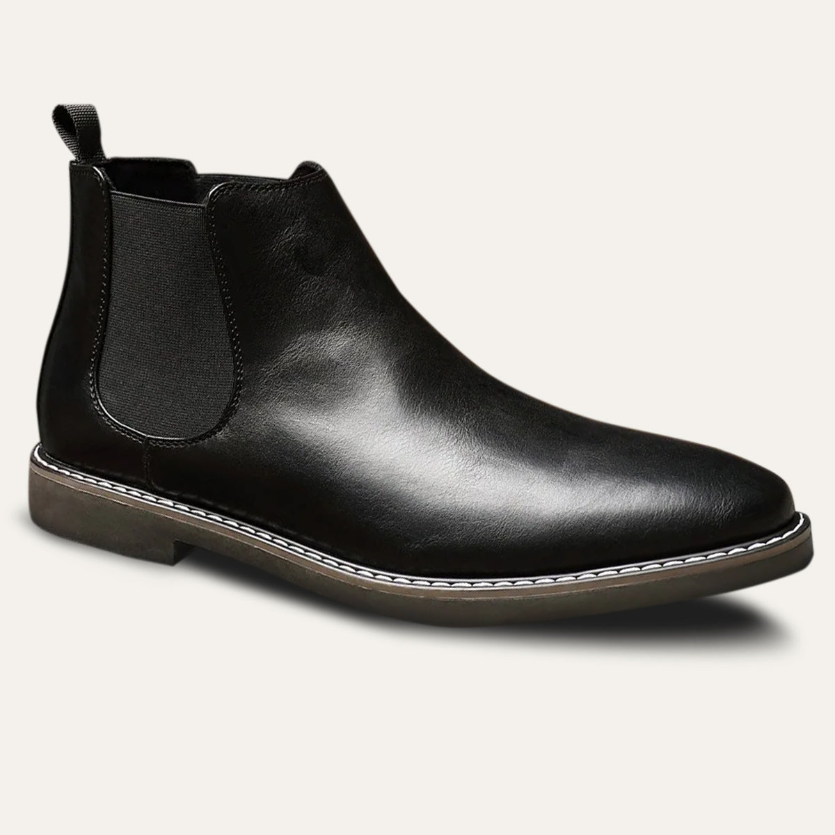 Men's Leather Chelsea Boots Comfortable Brown