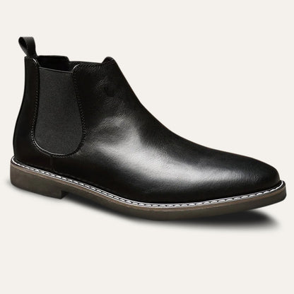 Men's Leather Chelsea Boots Comfortable Brown