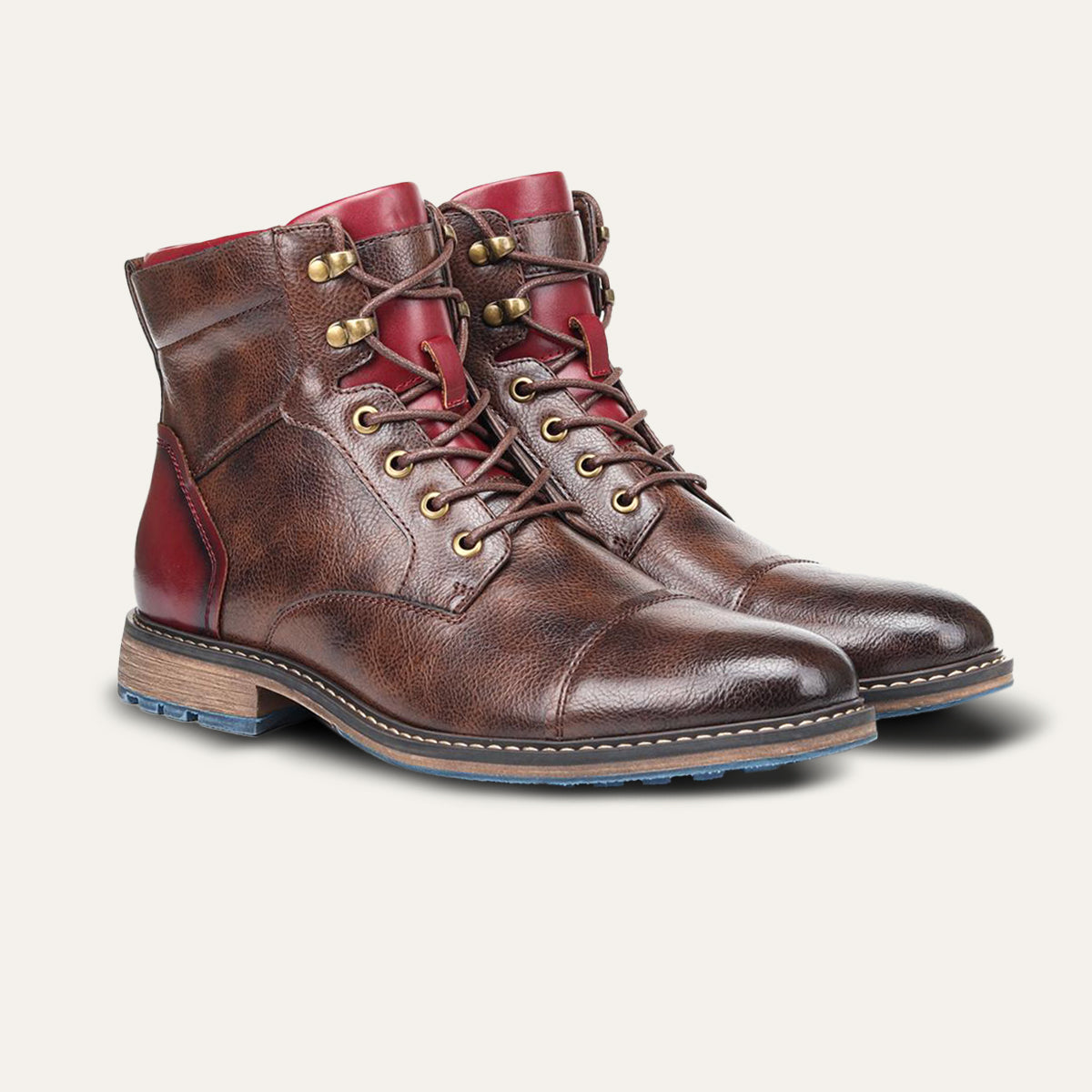 Men's Vintage Leather Ankle Boots