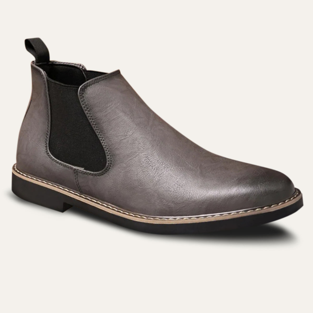 Men's Leather Chelsea Boots Comfortable Brown