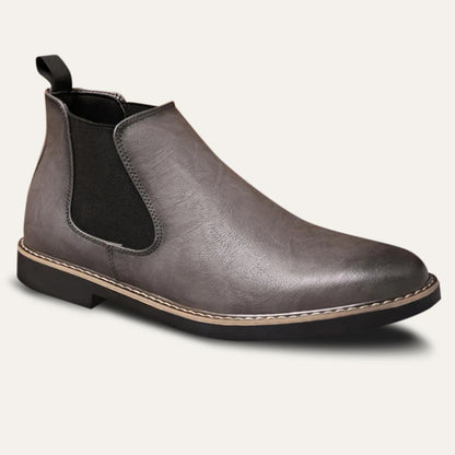 Men's Leather Chelsea Boots Comfortable Brown
