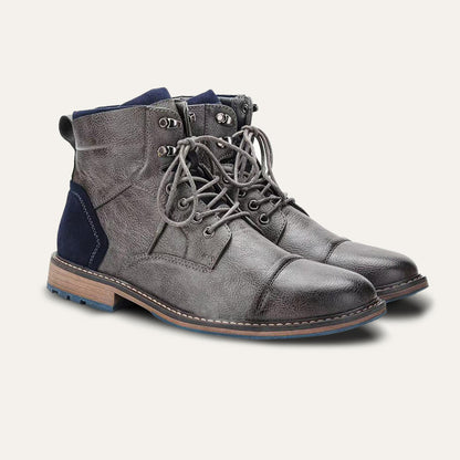 Men's Vintage Leather Ankle Boots