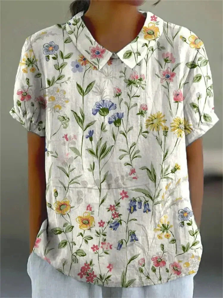 Women's Floral Loose Fit Blouse