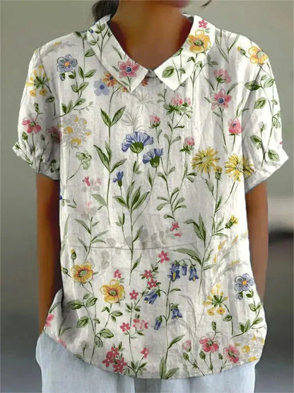 Women's Floral Loose Fit Blouse