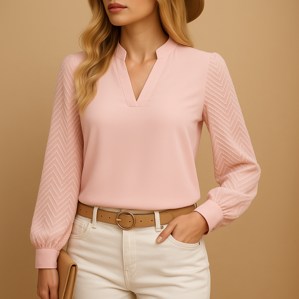 Women's V-Neck Flowy Elegant Aurora - Vonnera