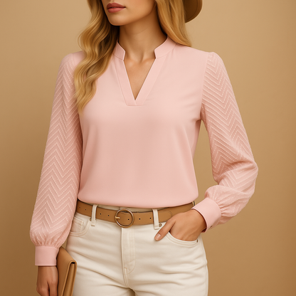 Women's V-Neck Flowy Elegant Aurora - Vonnera