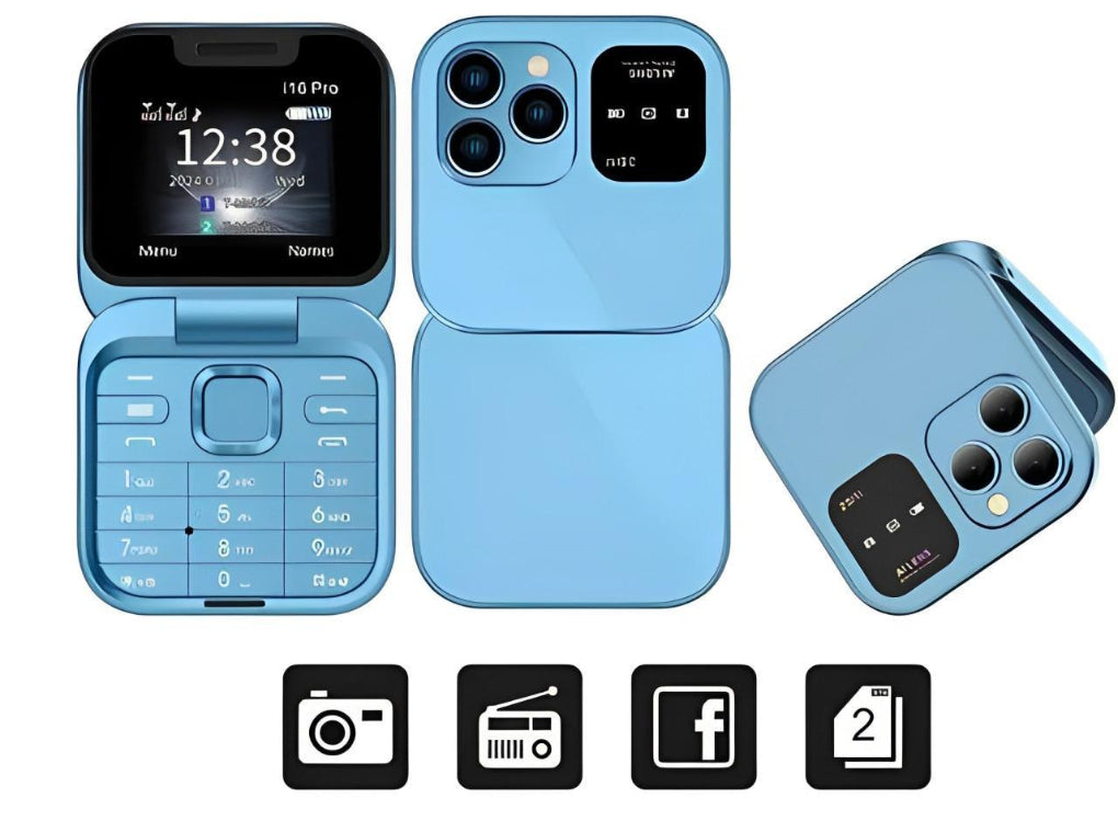 Dual Sim Foldable Phone Hd Camera Fm Radio - Vonnera