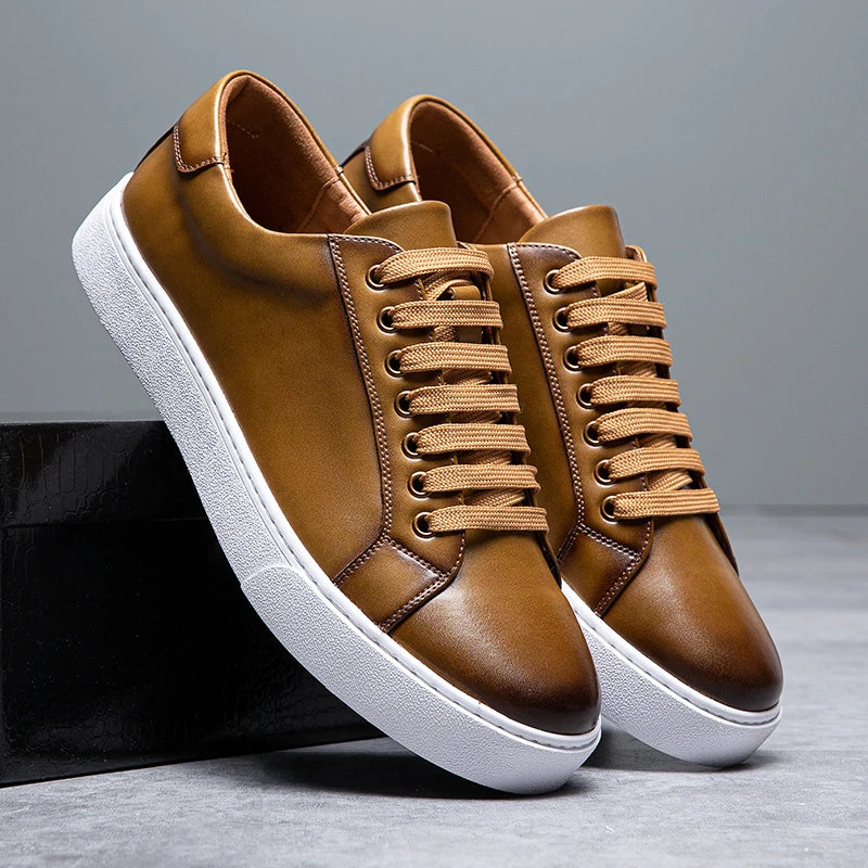 Forrest Men's Orthopedic Lace-Up Sneakers - Vonnera