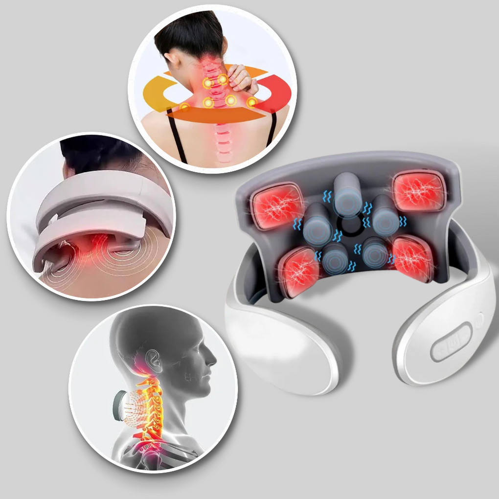Neck And Shoulder Massager 4 Heads