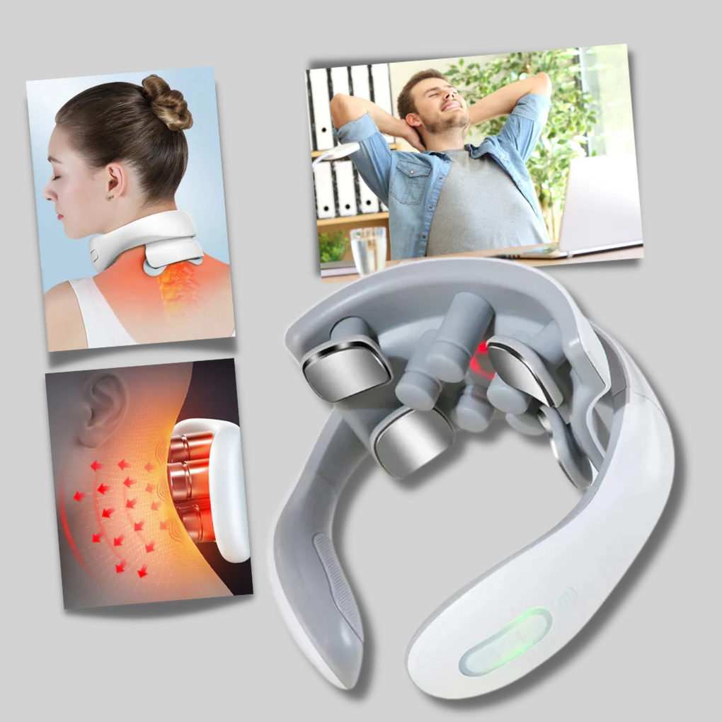 Neck And Shoulder Massager 4 Heads