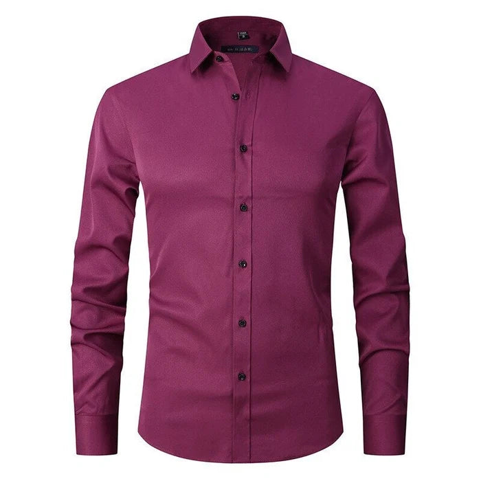 Image of Frank | Men's Slim Fit Button-Down Dress Shirt