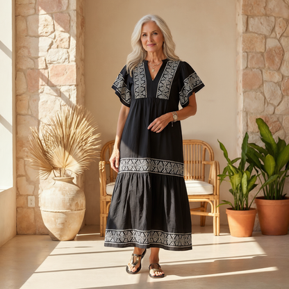 Women's Flowy Loose Fit Maxi Dress Tummy Control