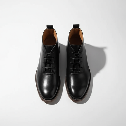 Men's Slip On Ankle Shoes Minimalist Lace Up